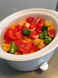 Crock pot peppers